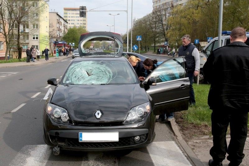 Potrącenie na ul. Santockiej w Szczecinie...