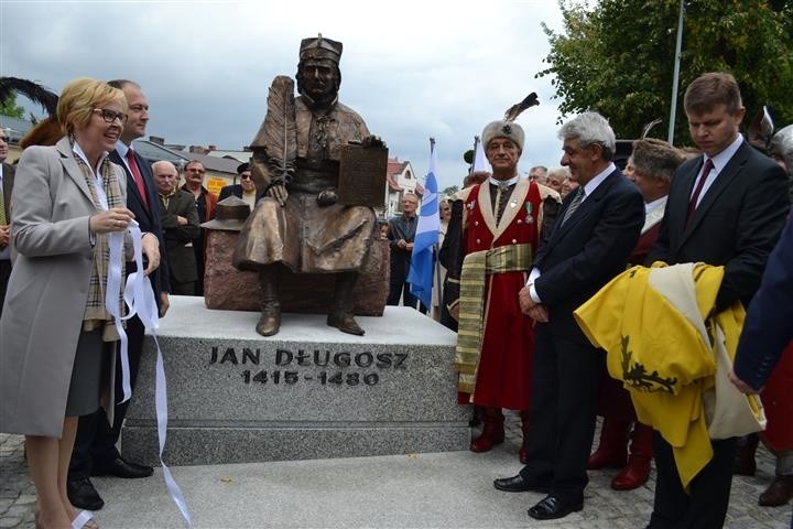Odsłonięcie pomnika Jana Długosza w Kłobucku