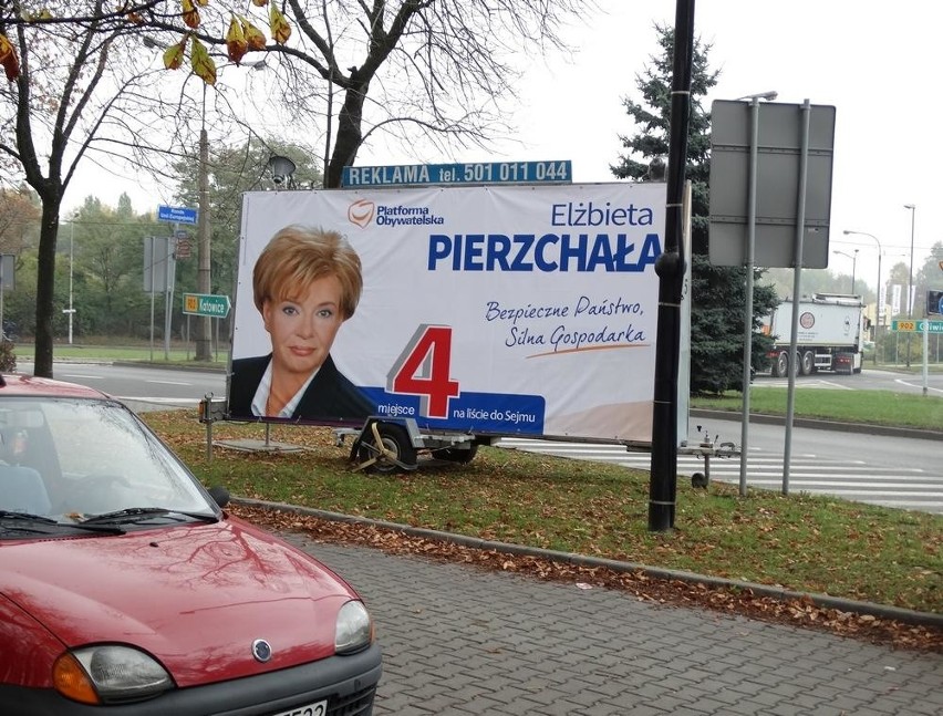 Plakaty wyborcze w Rudzie Śląskiej