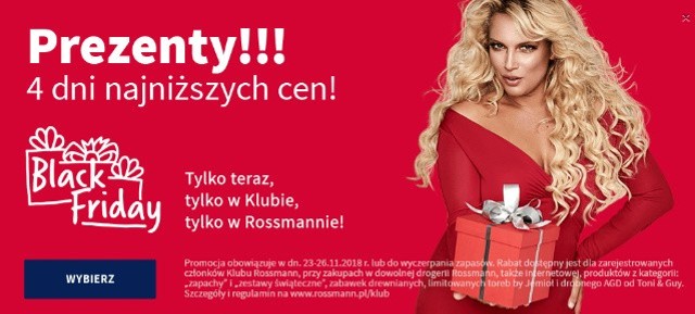 Black Friday 2018 ROSSMANN: Promocja 1+1 na Czarny Piątek 2018 [OBNIŻKI,  WYPRZEDAŻE, PROMOCJE 23.11.2018] | Gazeta Współczesna