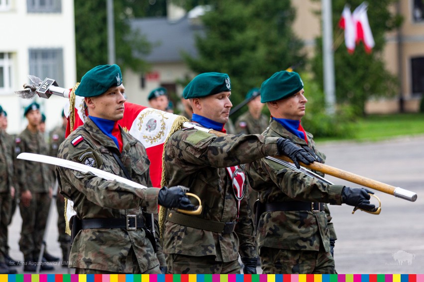 Przysięga najmłodszych żołnierzy w 18. Białostockim Pułku...