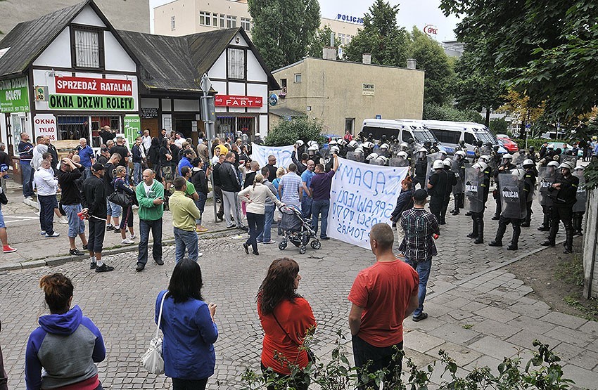 Manifestacja przed komisariatem we Wrzeszczu ZDJĘCIA!