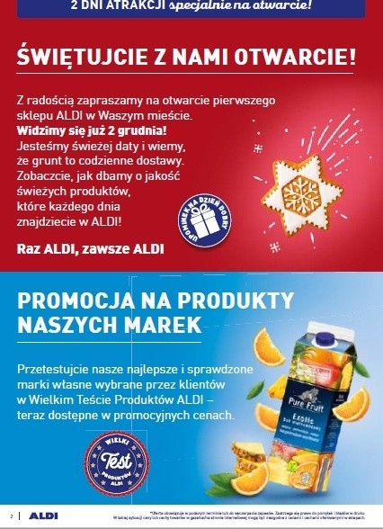 Na kolejnych slajdach zobacz oferty, jakie przygotowało Aldi...