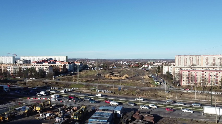 Kraków. Postępują prace na budowie linii tramwajowej do Górki Narodowej. Zobacz zdjęcia