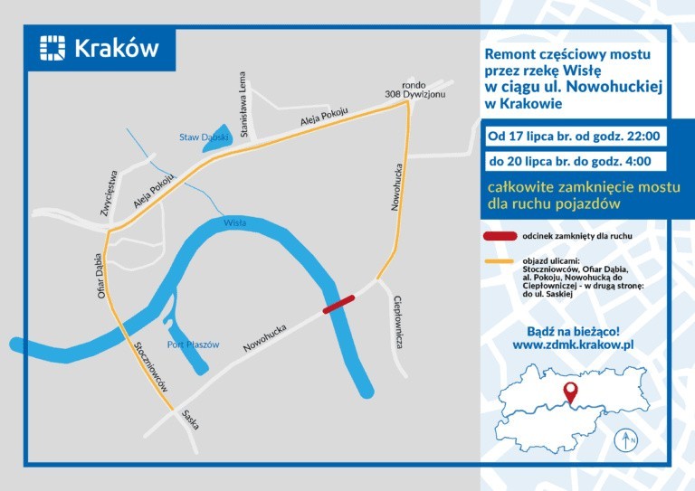 Uwaga kierowcy! Przygotujcie się na kolejne duże utrudnienia w Krakowie