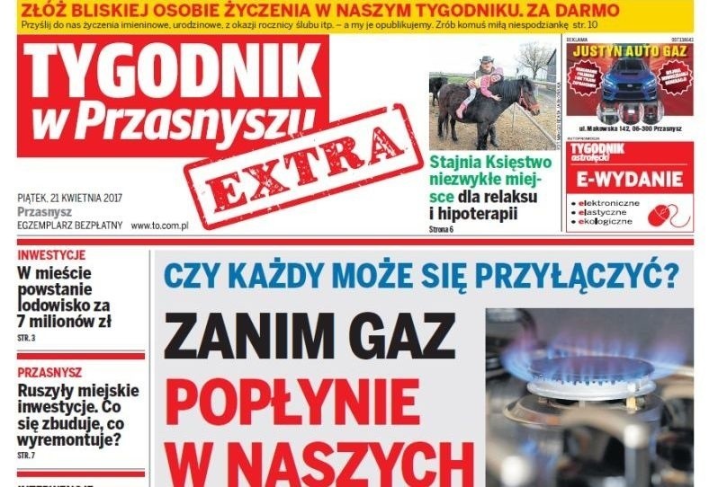 W piątek Tygodnik w Przasnyszu Extra