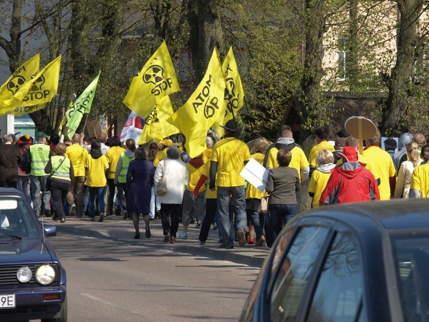 Stop atom - protest na 1 maja.