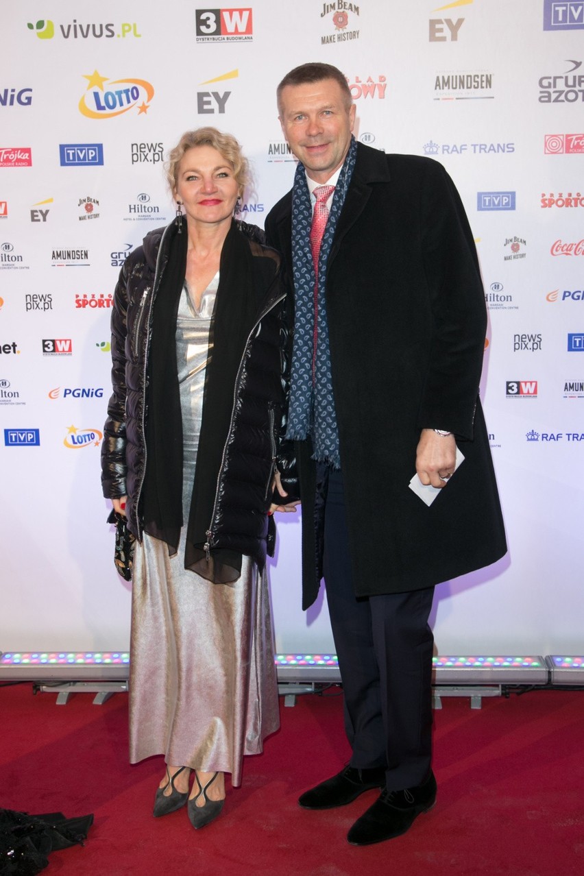 Bal Mistrzów Sportu. Na zdjęciu: Bogdan Wenta z żoną