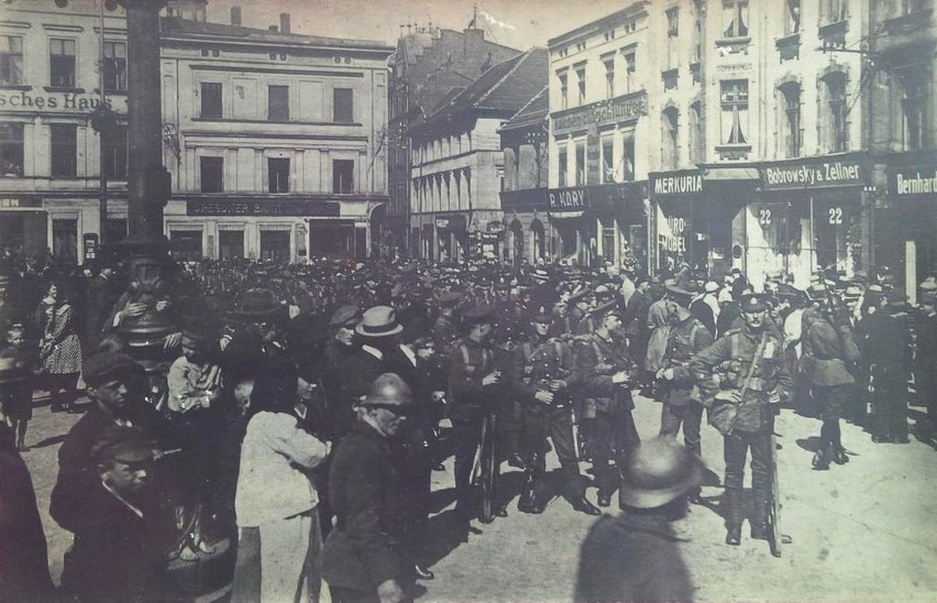 Tak zmieniał się przez lata Rynek w Gliwicach - ok. 1920 r....