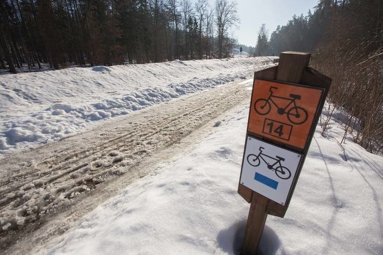 Czarne i białe ścieżki rowerowe, czyli kto je odśnieża w gminie i Słupsku