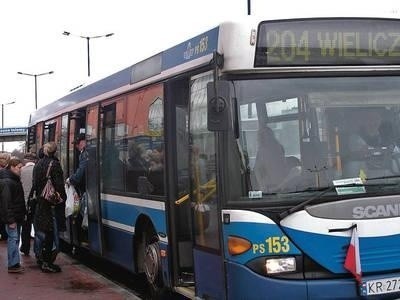 Autobusem nr 204 będą mogli wkrótce podróżować także mieszkańcy m.in. Strumian i Węgrzc Wielkich Fot. Jolanta Białek