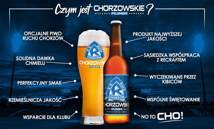 Piwo kibiców Ruchu Chorzów....