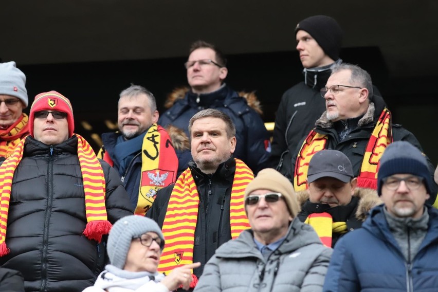 Kibice na meczu Jagiellonia Białystok - Korona Kielce