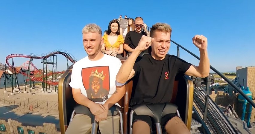 Będzie hit w Energylandii. Ekipa Friza od 14 lipca 2021 r. będzie miała swój rollercoaster. Youtuberzy w parku rozrywki [ZDJĘCIA, WIDEO] 