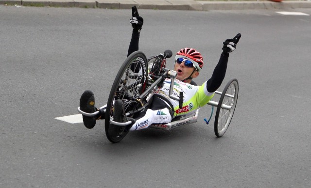 15.06.2014 rzeszow ..puchar europy handbike nz rafal wilk fot krzysztof £okaj / nowiny