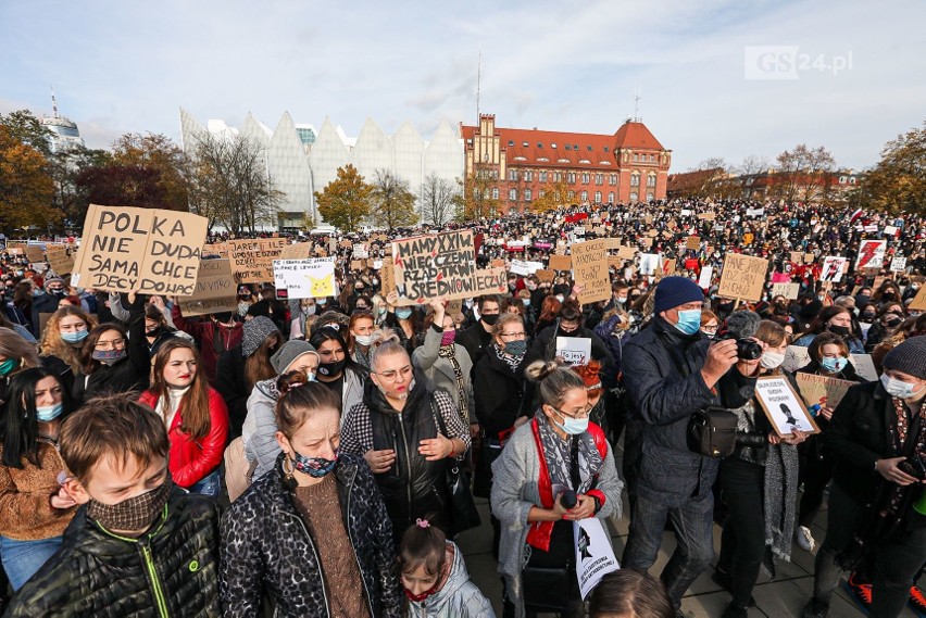 Strajk kobiet w Szczecinie - 28.10.2020