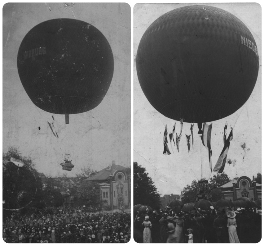 Balon nad miastem? Takie wydarzenie miało miejsce w 1913...