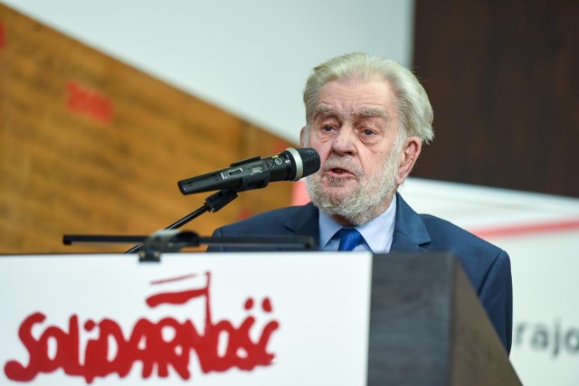 Andrzej Gwiazda, dawny działacz "Solidarności"