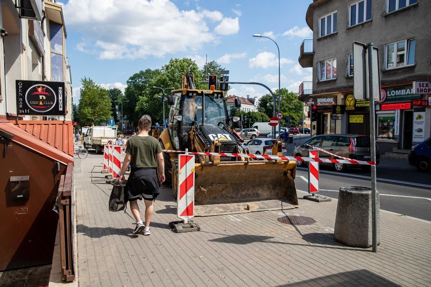 30-07-2020 bialystok awaria wodociagi uszkodzona rura...