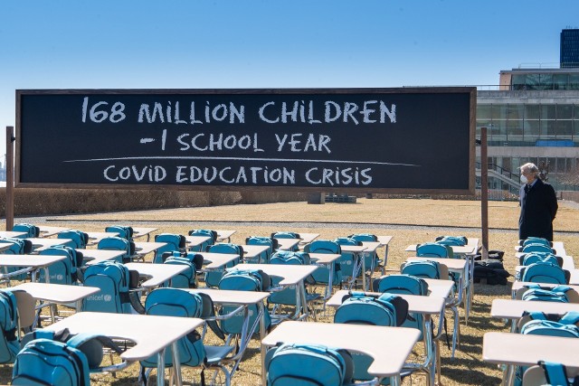 UNICEF o globalnych skutkach COVID-19: 168 milionów dzieci na świecie od niemal roku ani razu nie poszło do szkoły