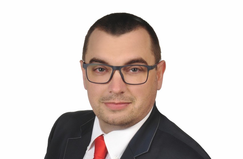 Damian Wielgus, kandydat na burmistrza Stopnicy.