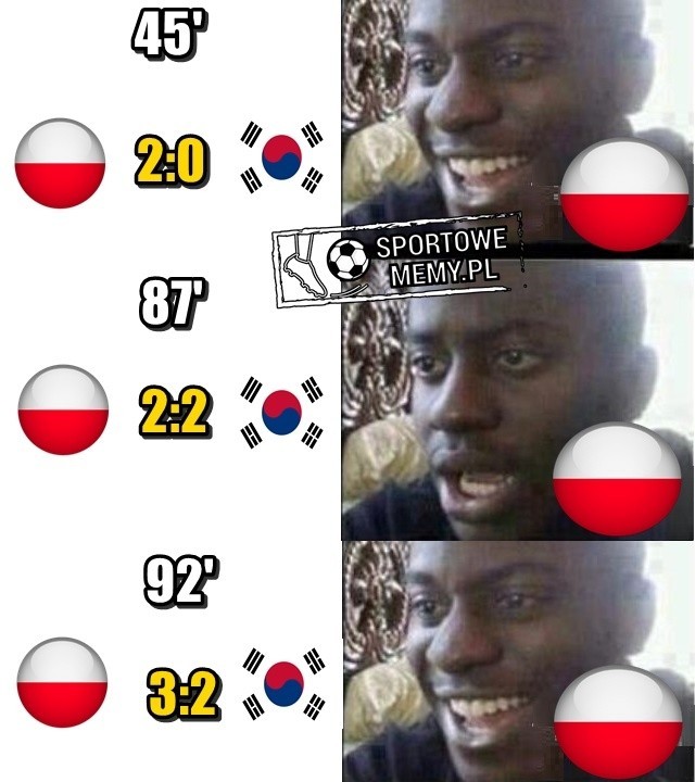 Memy z meczu Polska - Korea Południowa, czyli wartość grosika znacznie wzrosła [MEMY]