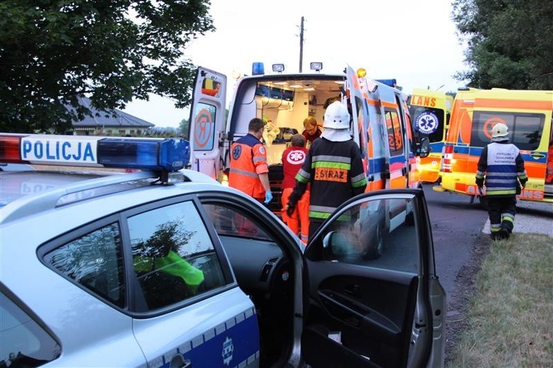 Pięć osób zostało poszkodowanych w wypadku busa w Brynicy.