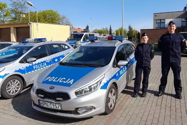 Do służby w policji w KPP Pruszcz Gdański w ostatnim czasie wstąpili nowi policjanci - Adrianna i Sebastian