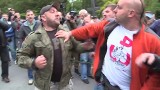 "Won do Moskwy!", "Prowokator!" Awantura na Powązkach przed pogrzebem gen. Jaruzelskiego [wideo]