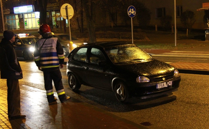Wypadek w Tarnobrzegu. Mężczyzna potrącony na przejściu dla pieszych