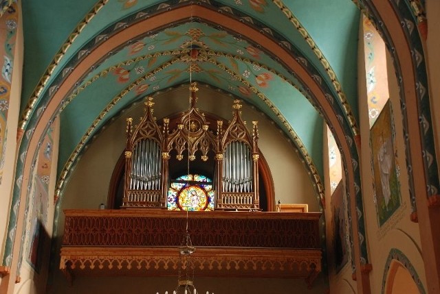 Tak po rekonstrukcji wyglądają organy znajdujące się w sanktuarium w Sulisławicach. 