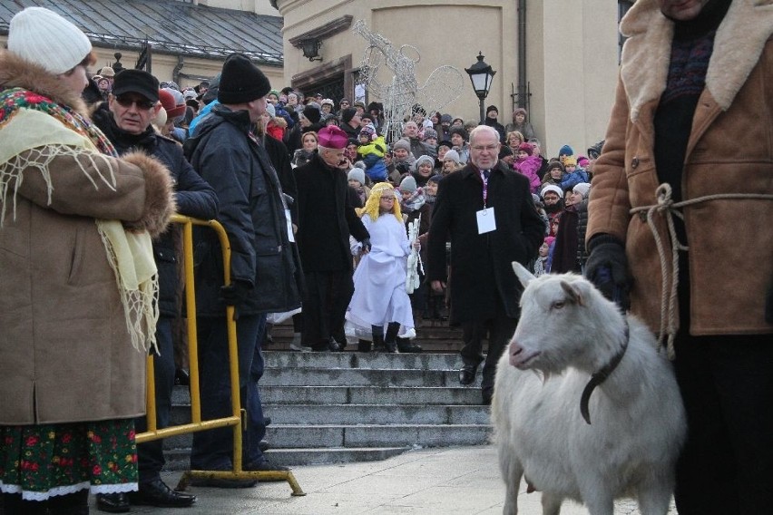 Trzech Króli w Kielcach. Przybyli bryczką, rowerem, lektyką  