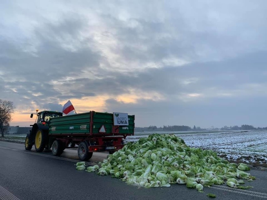 Protesty rolników 28.01.2019. Gdzie były blokady? Chłopskie powstanie w całej Polsce [zdjęcia]