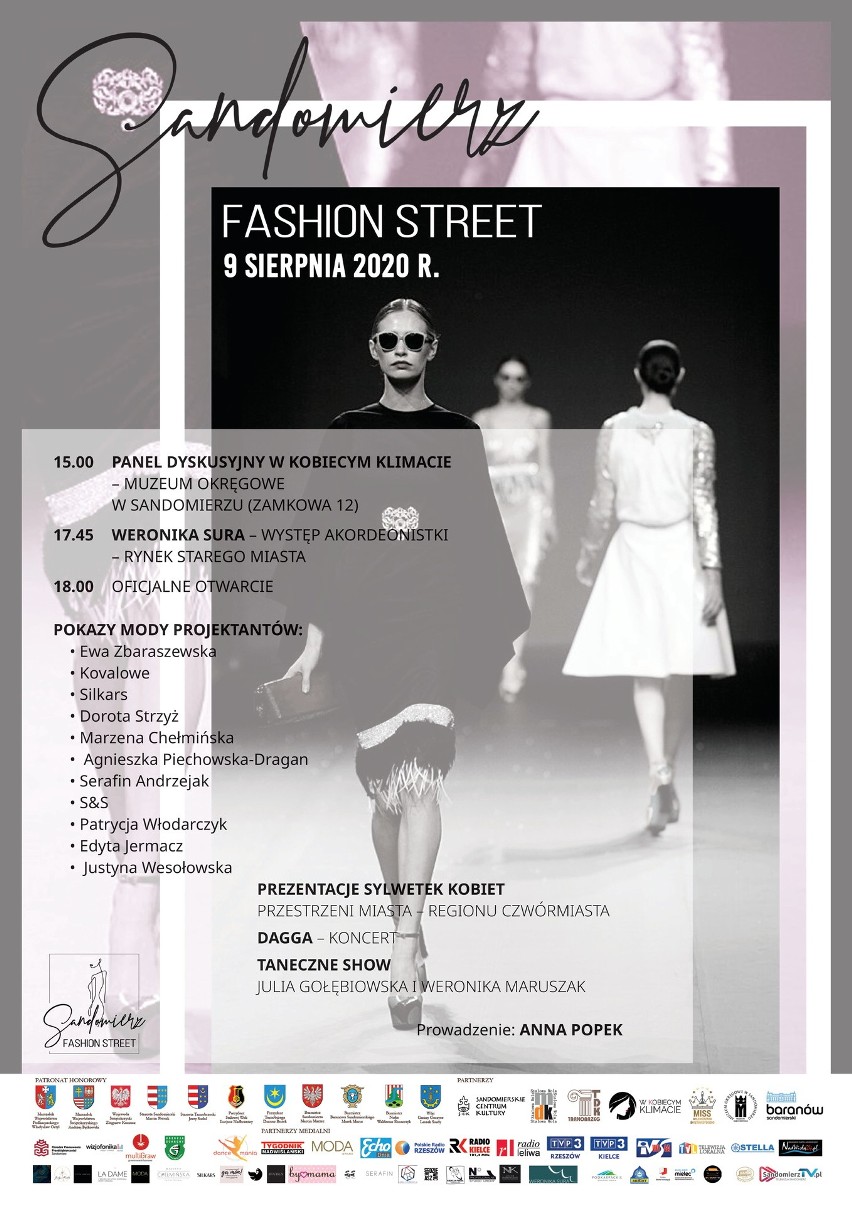 Sandomierz Fashion Street już w niedzielę. Święto mody w Czwórmieście będzie pełne atrakcji. Sprawdź!   