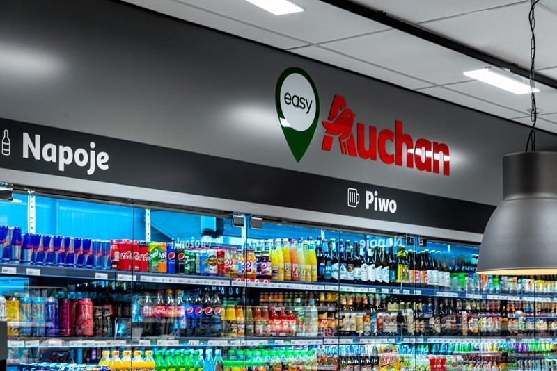 Tak wygląda pierwszy sklep Easy Auchan na stacji benzynowej...