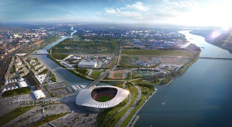Wizualizacje obiektów olimpijskich Budapeszt 2024