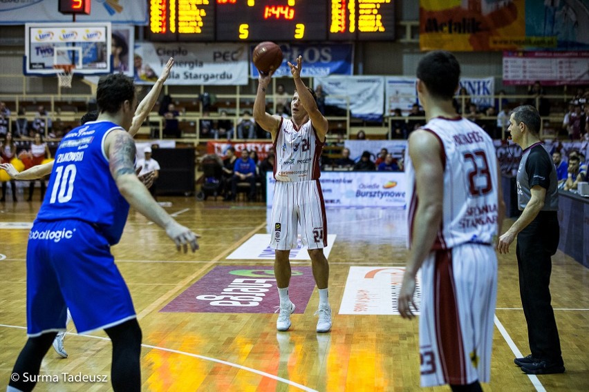 Spójnia Stargard - AZS Koszalin 76:73. Ważna wygrana w walce o utrzymanie!