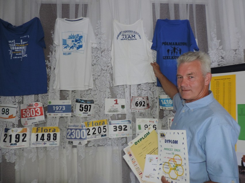 W Małkini Górnej maratończyk obchodził 60 urodziny 