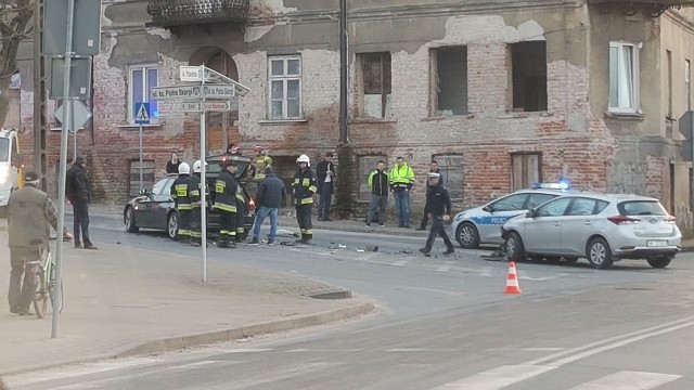 Kolizja w Grójcu miała miejsce w środę kilkanaście minut przed godziną siedemnastą.