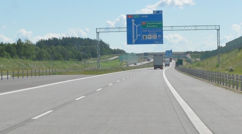 Na DK 91 można zjechać z autostrady A1.