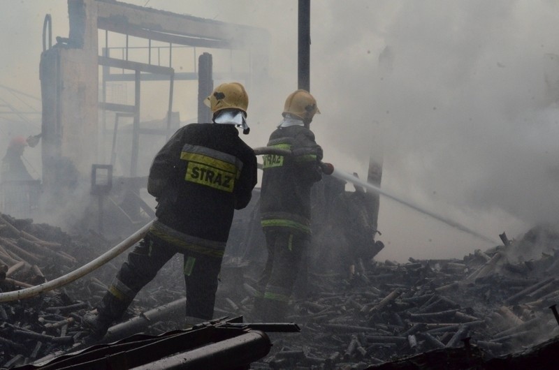 Pożar przy ul. Wieńcowej