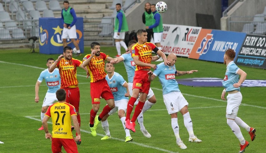 05.06.2020, kielce. mecz korona kielce piast gliwice. fot....