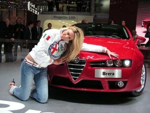 Fot. Ryszard Polit: Alfa Romeo Brera &#8211; prawda, że piękna?