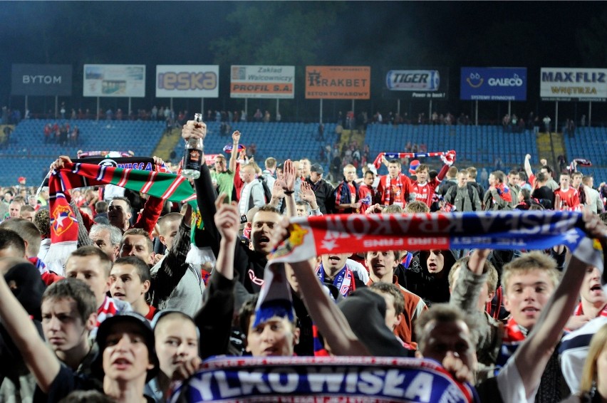 Wisła Kraków dziesięć lat temu świętowała mistrzostwo Polski