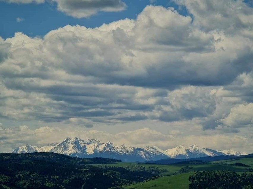 Tatry widziane z Palenicy w Żegiestowie