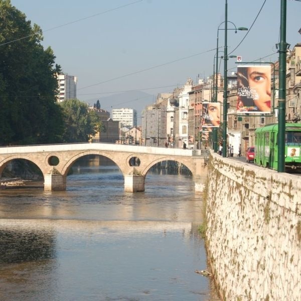 Most Łaciński na rzece Miljacka.