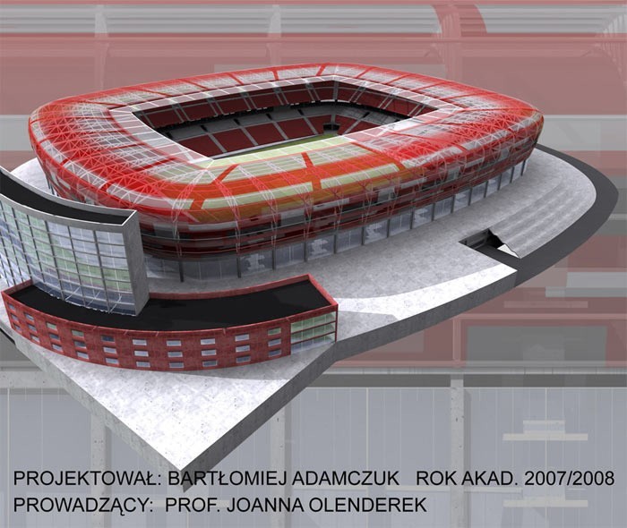 Stadion Widzewa na 37 tysięcy miejsc. Dostaliśmy projekt większego stadionu [WIZUALIZACJE]