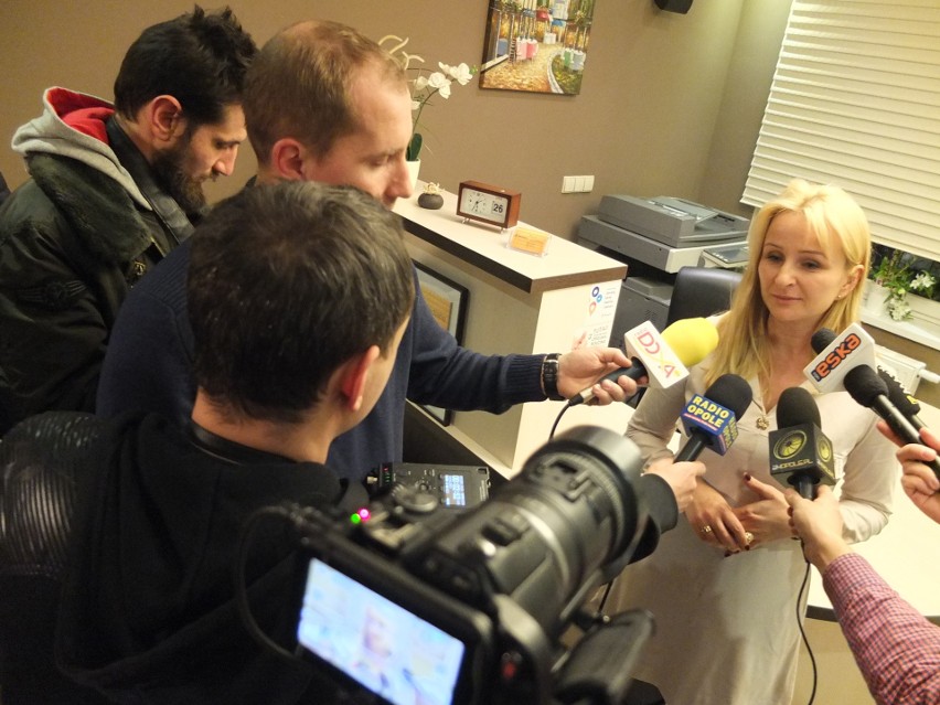 Konferencja prasowa mediator Anety Gibek-Wiśniewskiej.