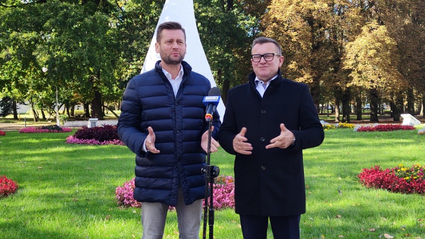 Minister sportu w Inowrocławiu udzielił poparcia Marcinowi Wrońskiemu