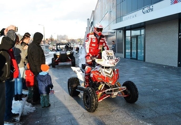 Rajd Dakar 2015: Rafał Sonik w Bielsku-Białej dziękował kibicom [ZDJĘCIA, WIDEO]